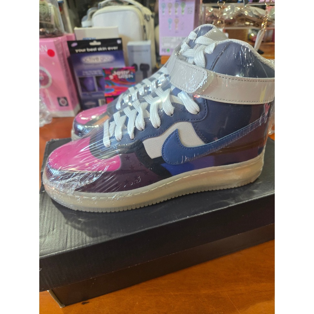 Nike Air Force 1 High 07 PRM Thunder Blue Navy DV1015-437 Mens 5 Womens 6.5